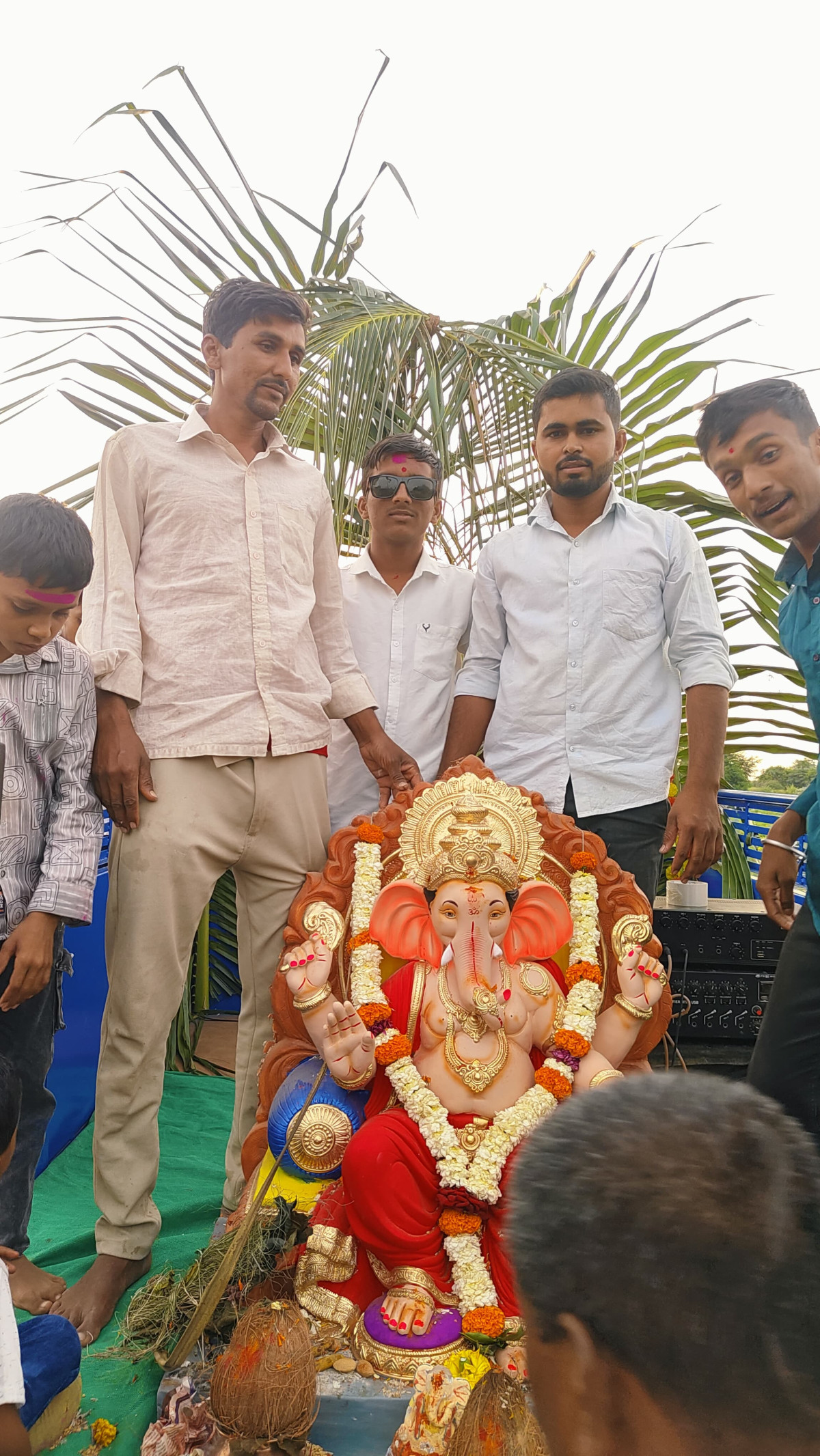 माळवाडीत गणेश विसर्जन सोहळा उत्साहात; तरुणाईचा हिरिरीने सहभाग!