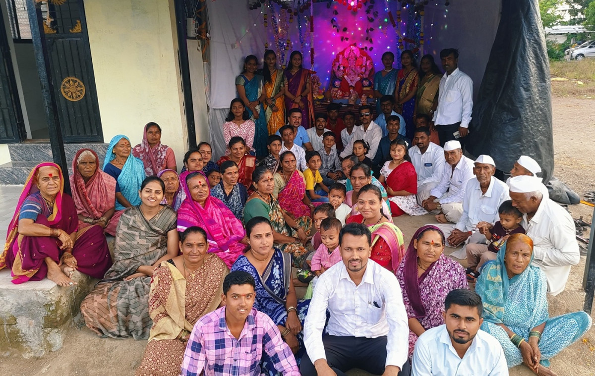 माळवाडीत गणेश विसर्जन सोहळा उत्साहात; तरुणाईचा हिरिरीने सहभाग!